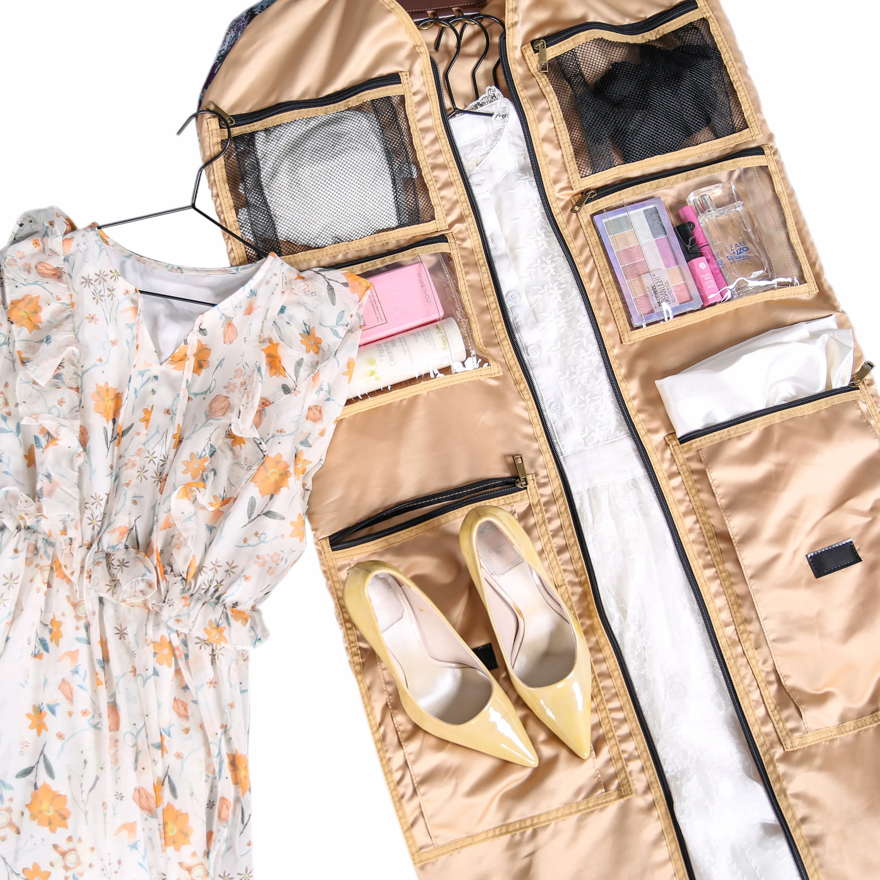 Abstract Blue Carpet Garment Bag