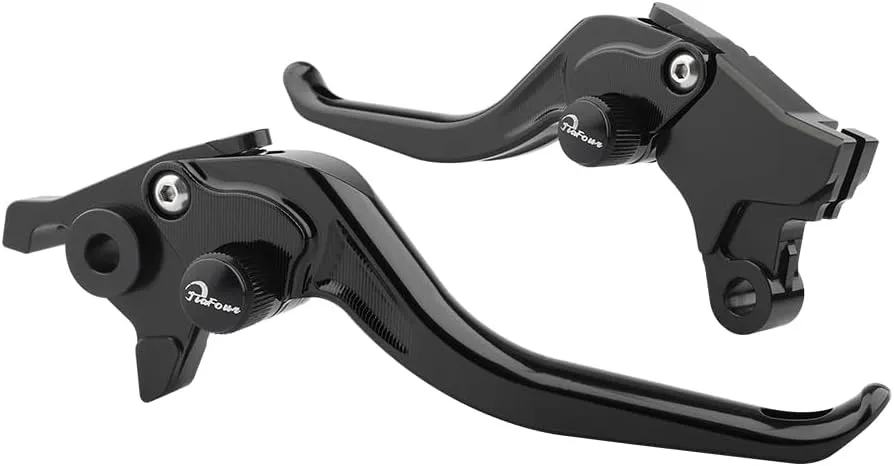 Adjustable Brake Levers for CFMOTO 450SS 450SR 2021-2023 450NK 450 CL-C 2023-2024 Folding Clutch Handles (Short-Black)