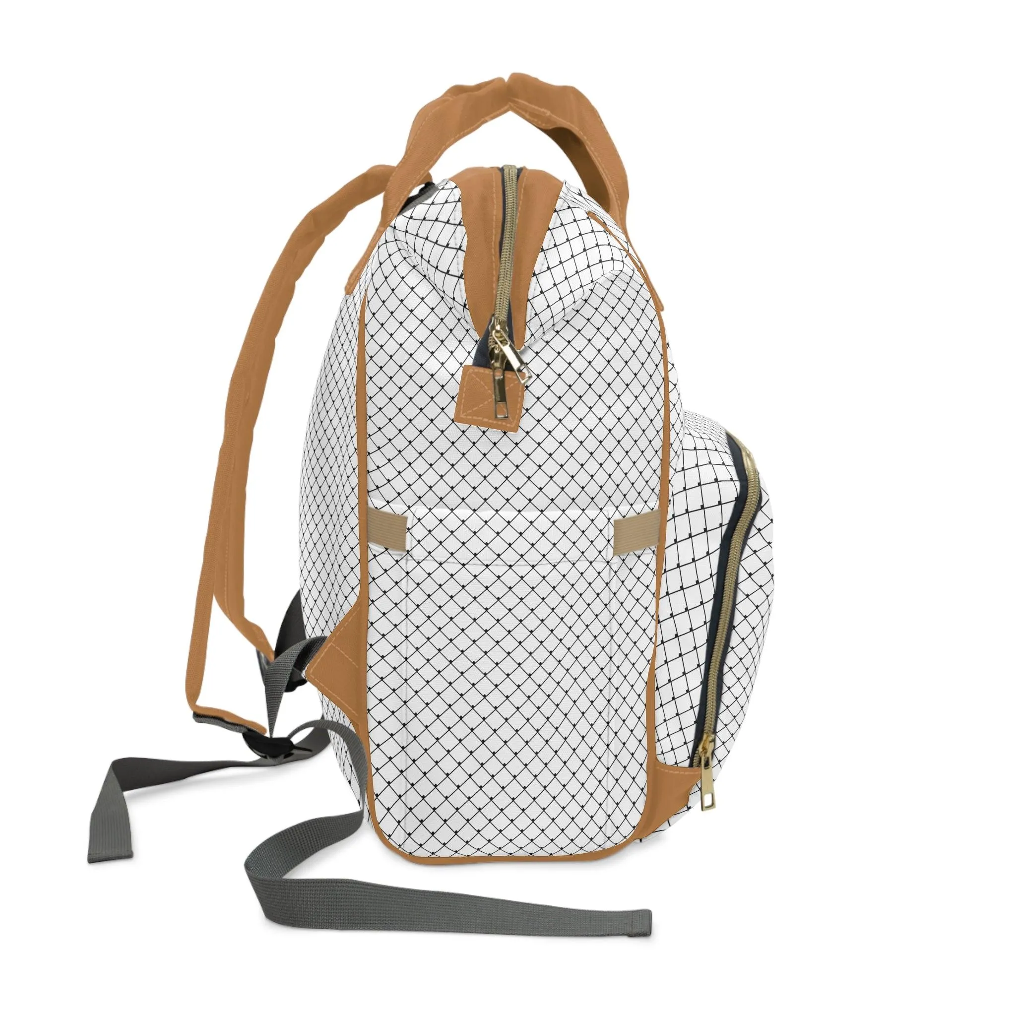 Artistic Luxury Diaper Backpack for Fashion-Forward Parents