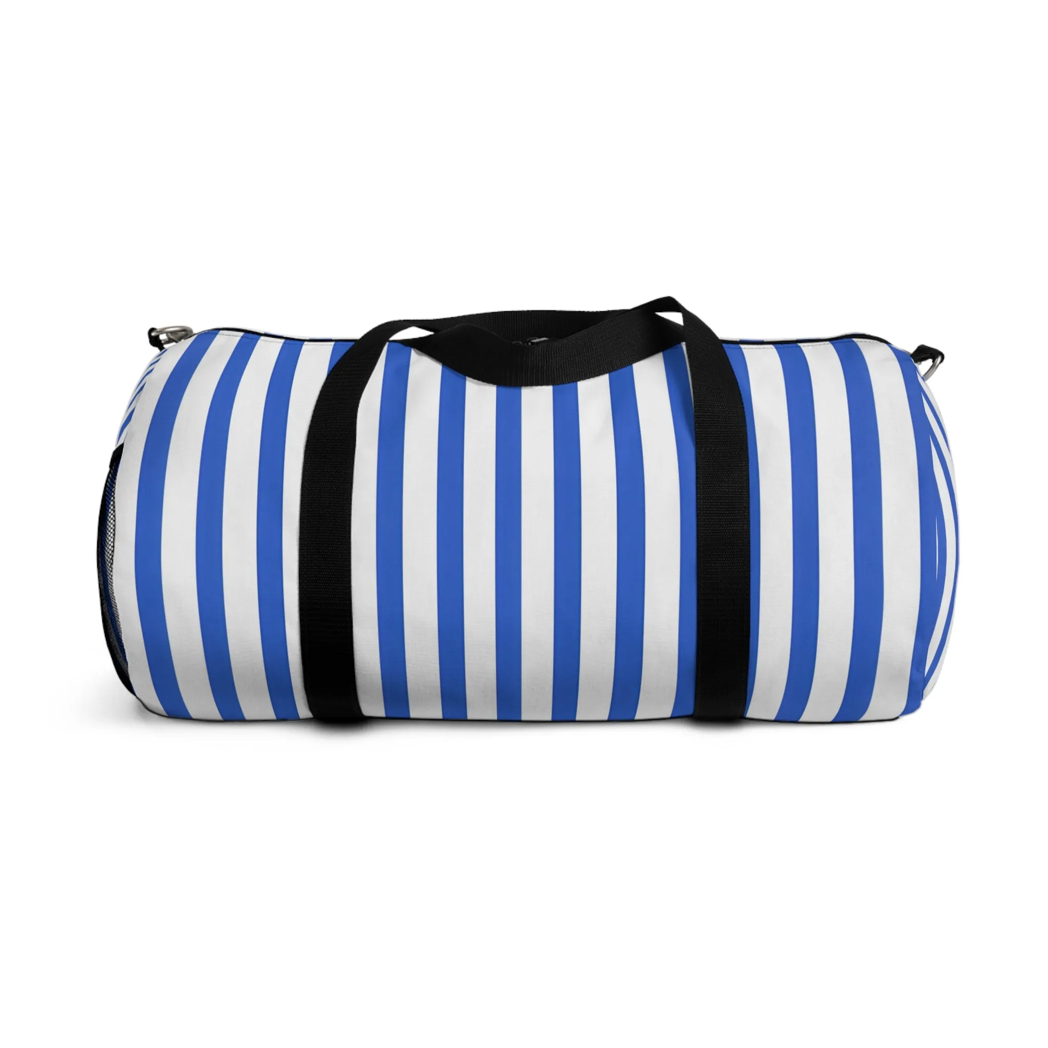 Azure Stripes Duffel Bag
