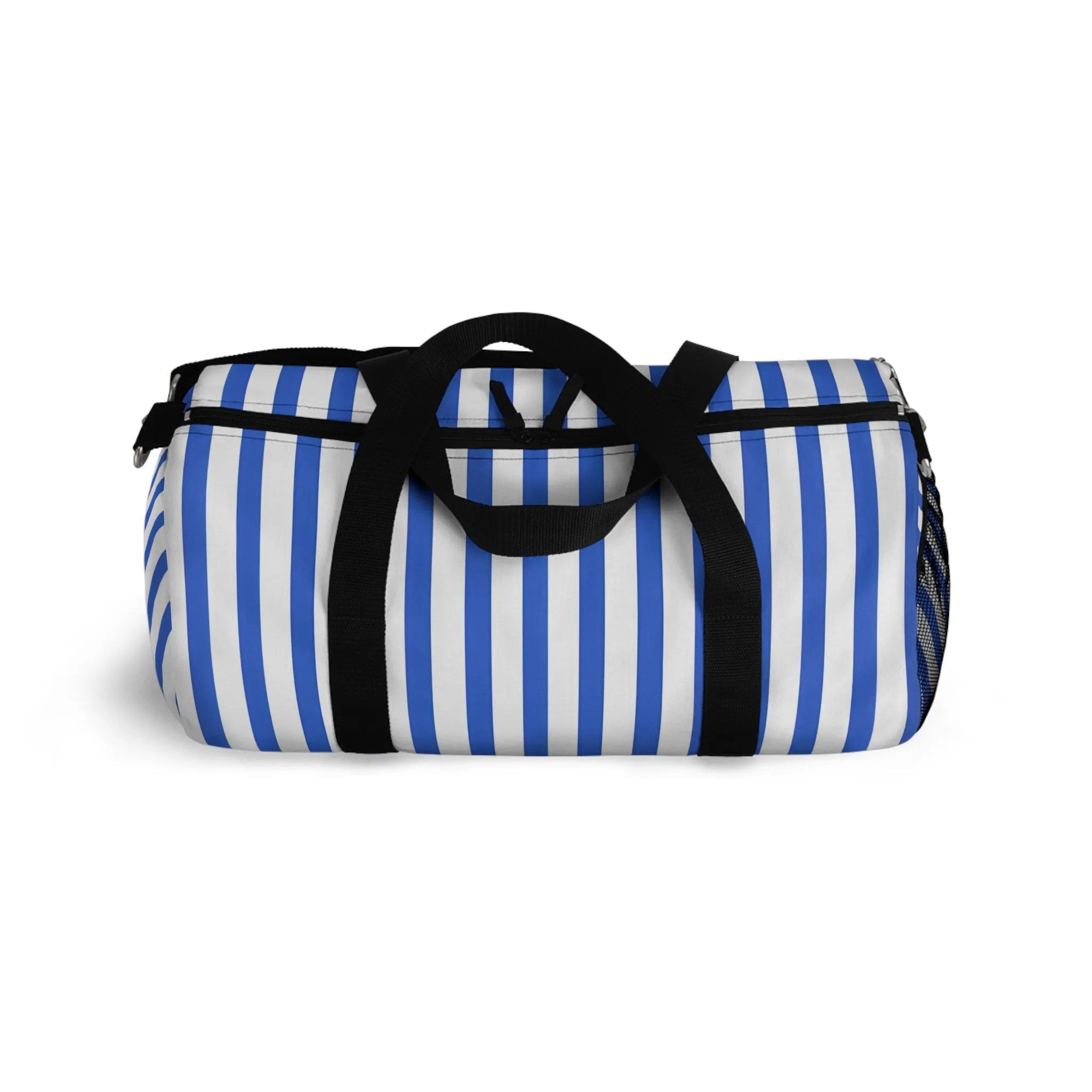 Azure Stripes Duffel Bag
