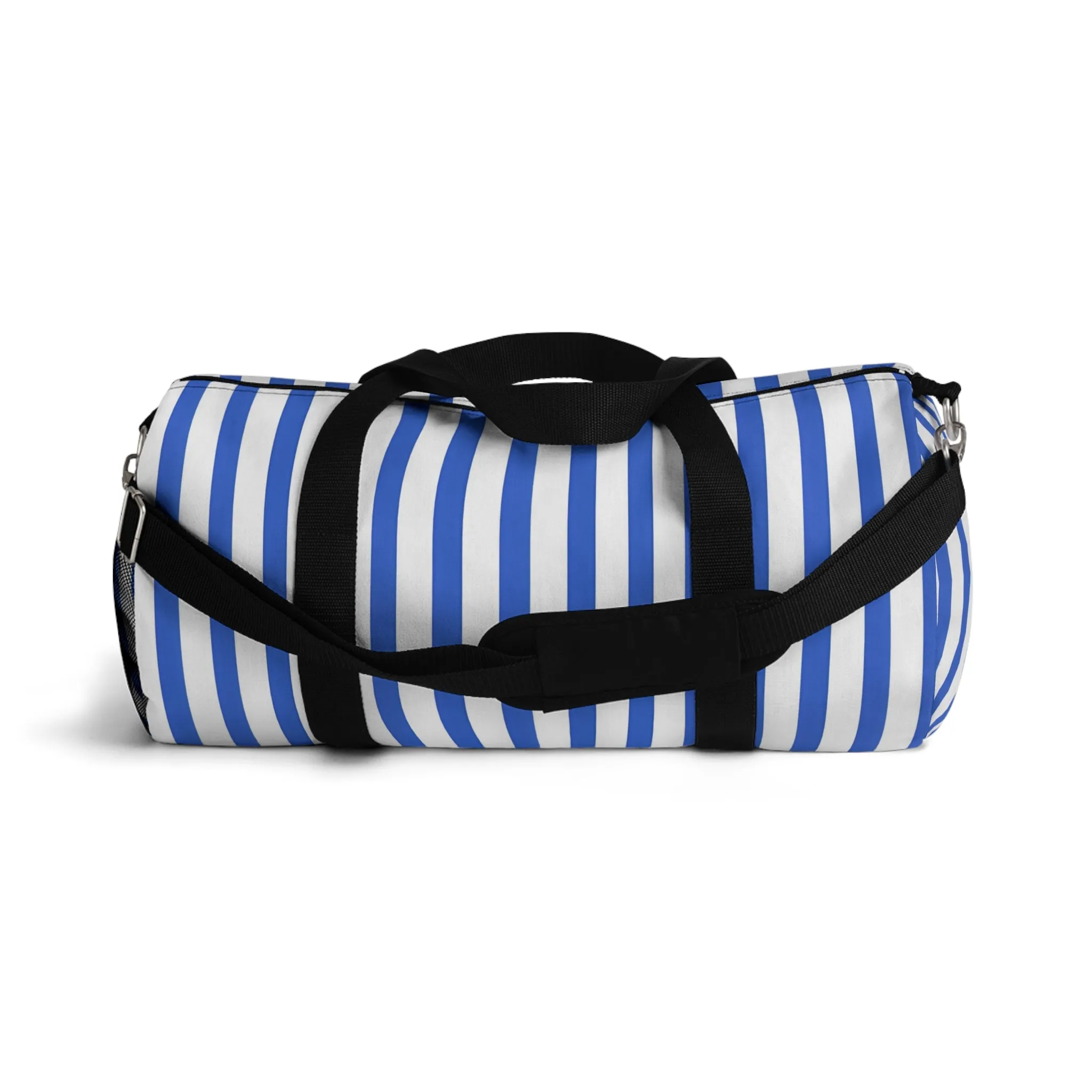 Azure Stripes Duffel Bag