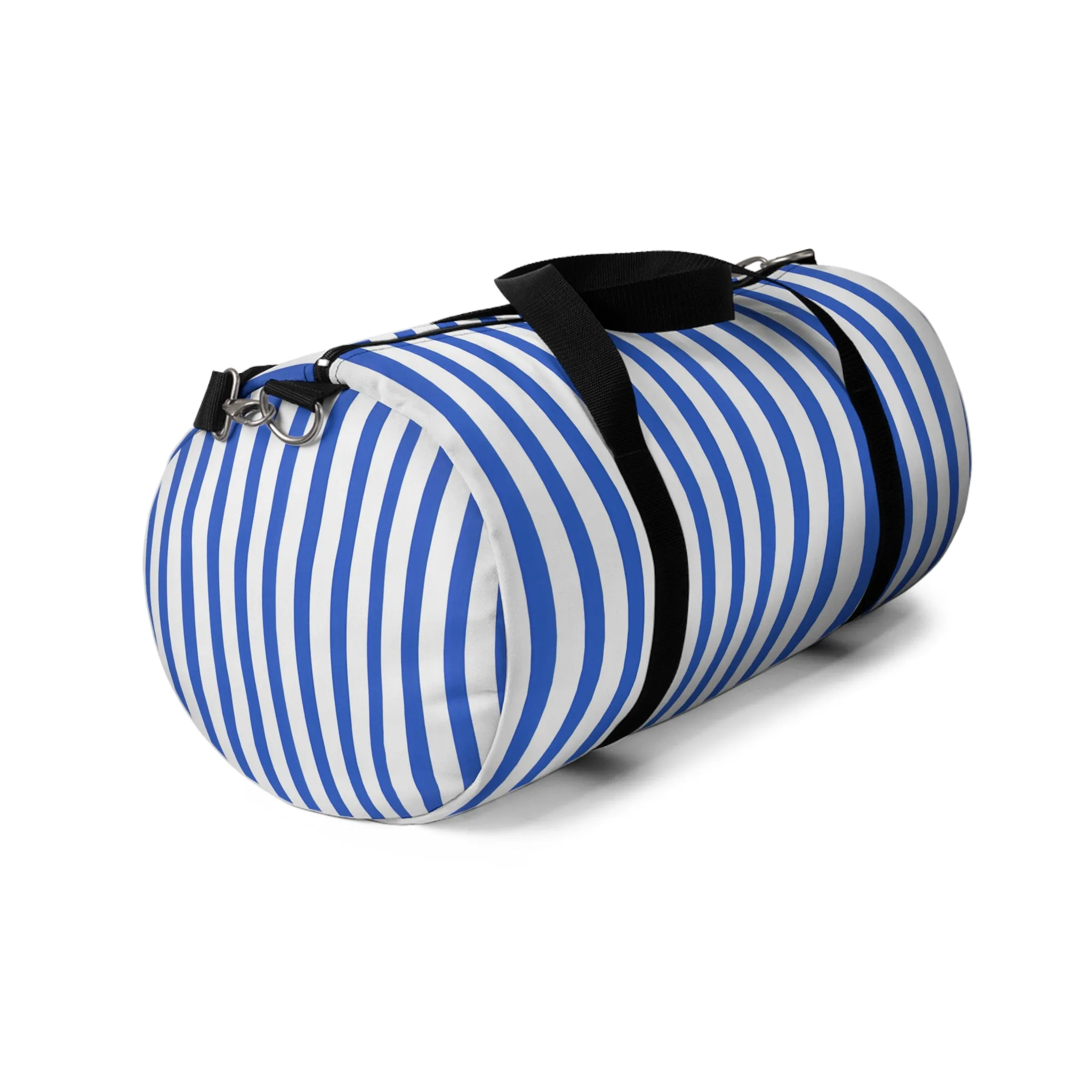 Azure Stripes Duffel Bag