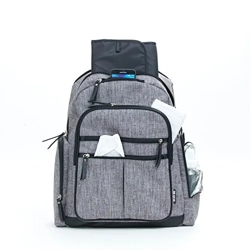 Babyboom Places and Spaces Backpack Diaper Bag, 2 oz - lb