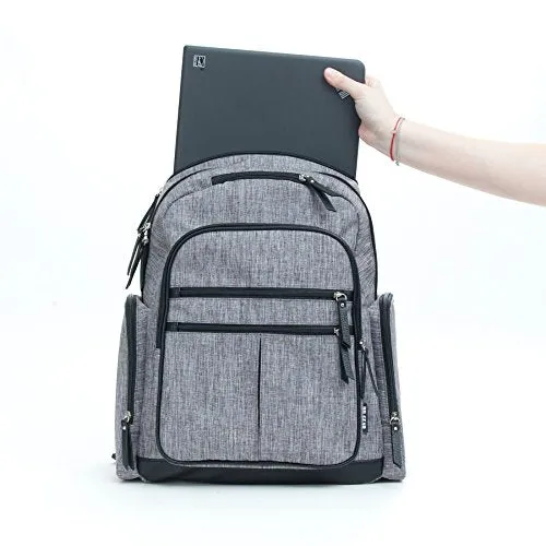 Babyboom Places and Spaces Backpack Diaper Bag, 2 oz - lb