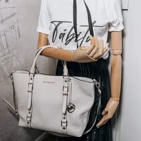 Bedford Legacy Leather Tote Off-White Large