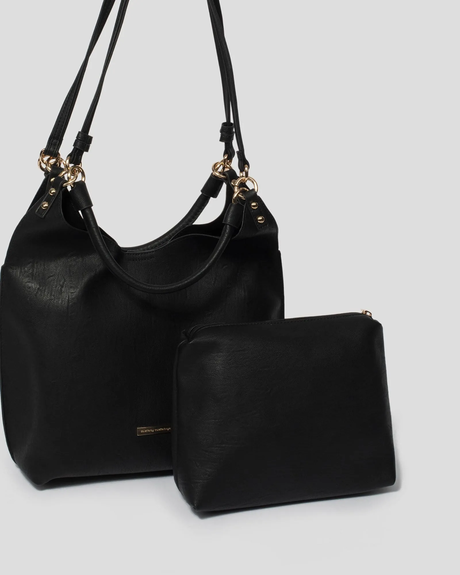 Black Camila Slouch Bag