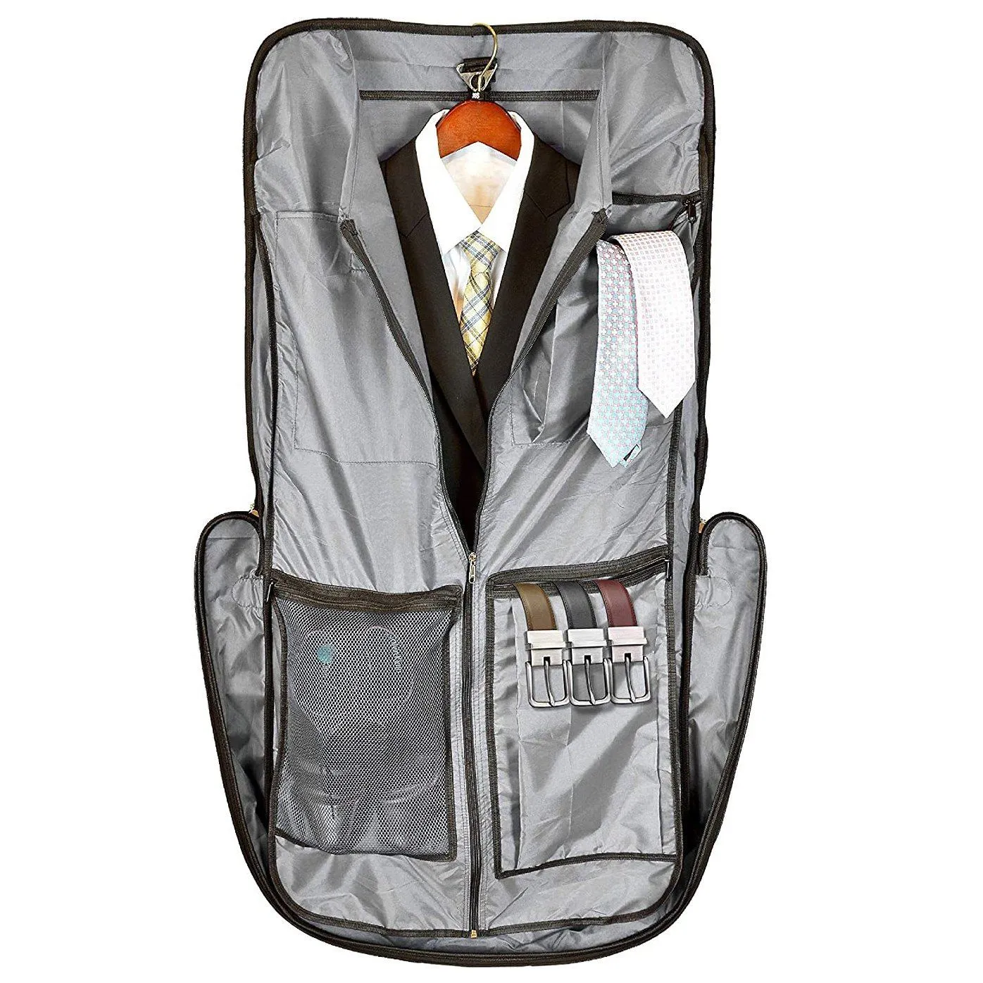 Bolford Travel Garment Bag For Business Trips And Travel With Padded Computer Pocket
