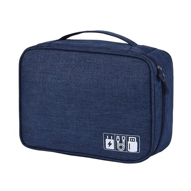 Cable Storage Bag Waterproof Digital Electronic Organizer