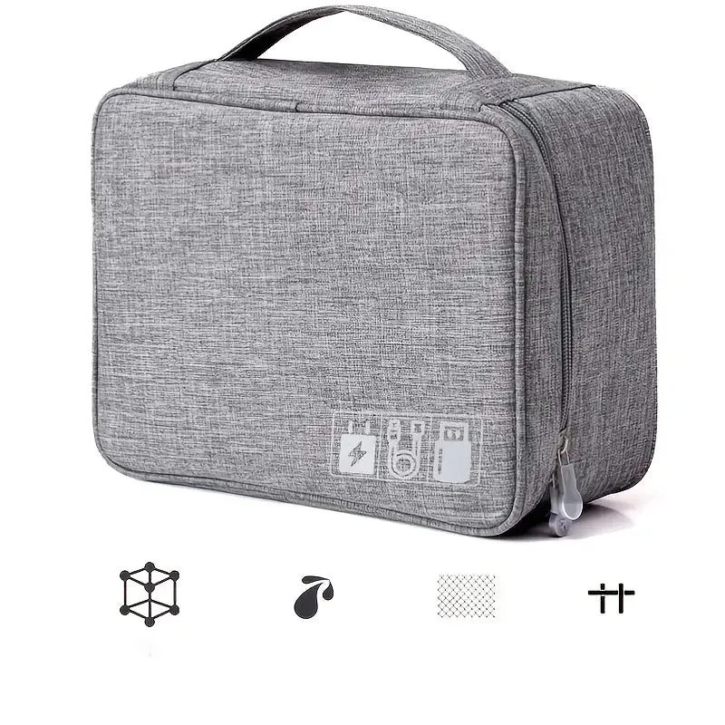 Cable Storage Bag Waterproof Digital Electronic Organizer