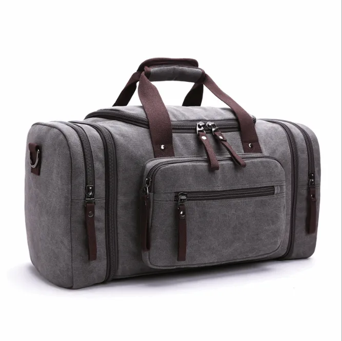Canvas Duffle Travel Bag - GlamzLife
