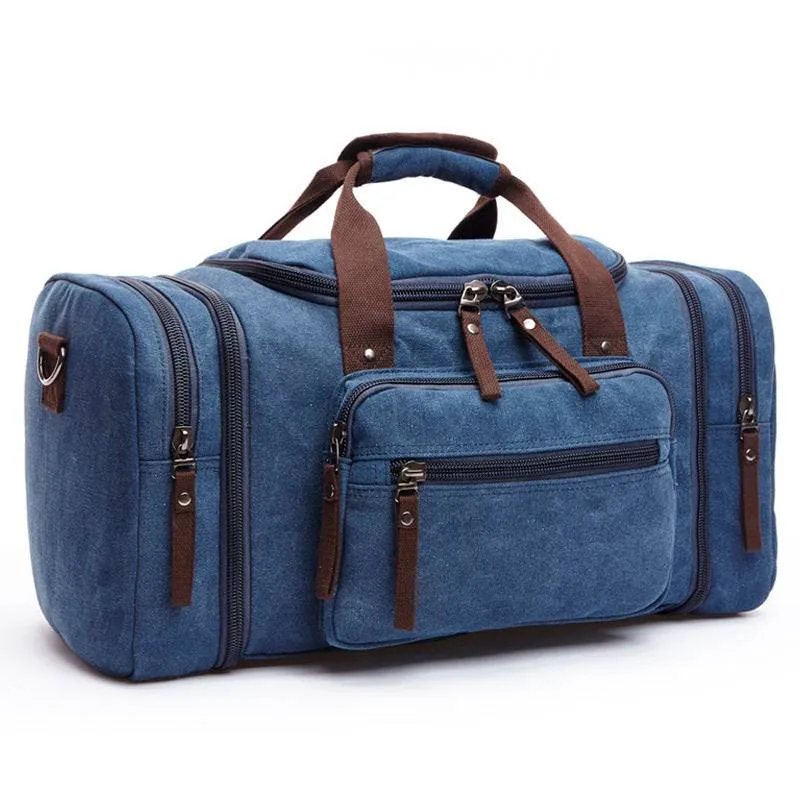 Canvas Duffle Travel Bag - GlamzLife