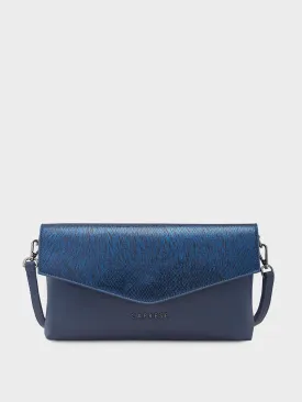 Caprese Ava Clutch Large Navy