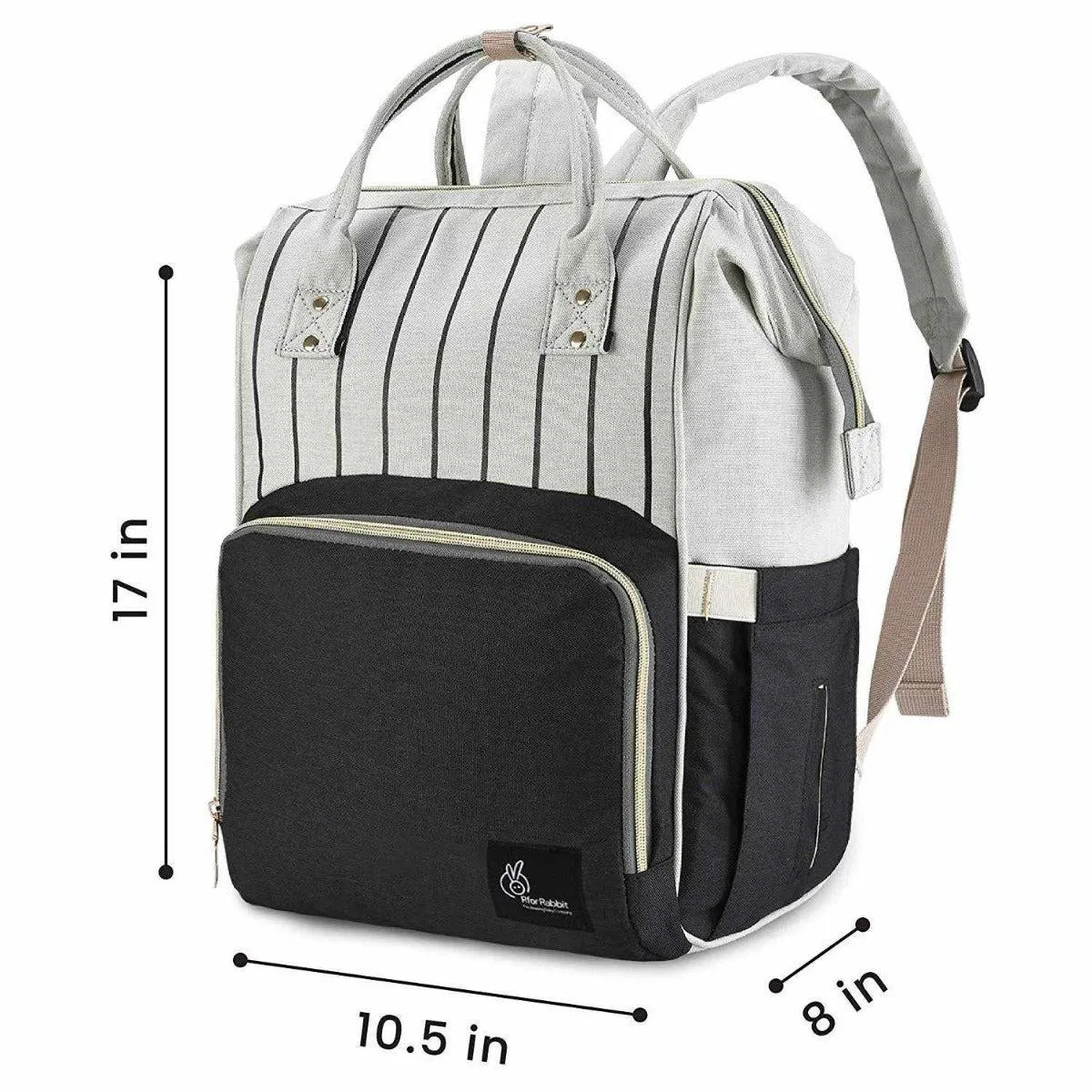 Caramello Diaper Bag For Moms With Personalized Name Tag