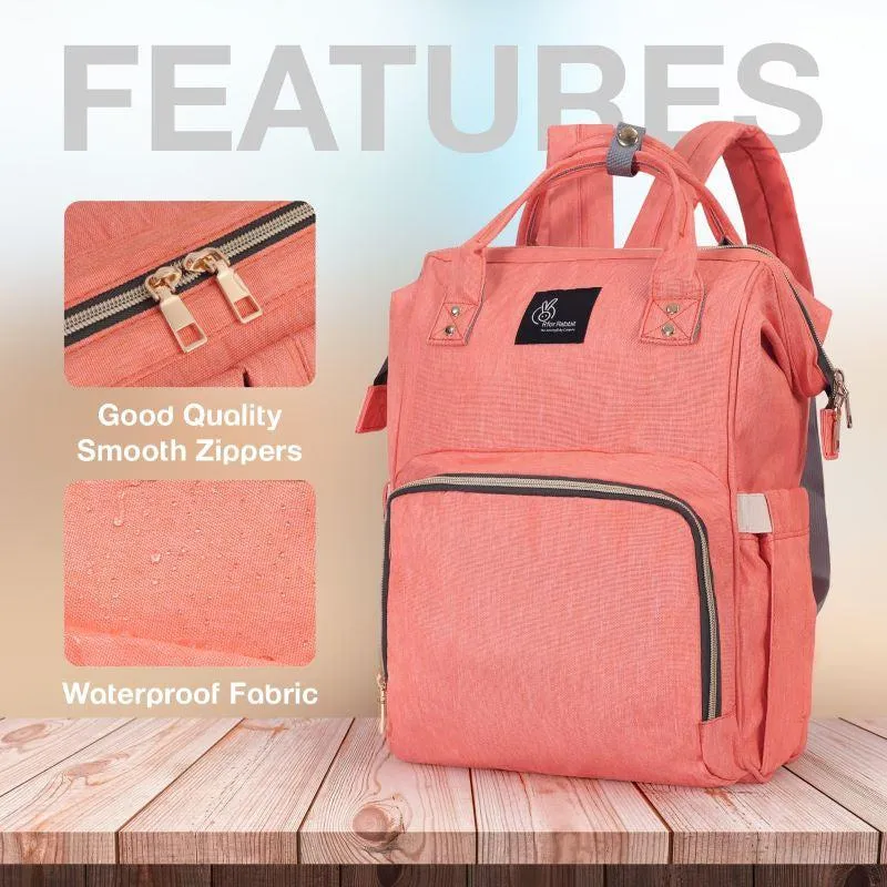 Caramello Diaper Bag For Moms With Personalized Name Tag