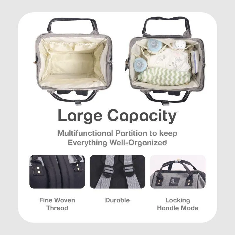 Caramello Diaper Bag For Moms With Personalized Name Tag