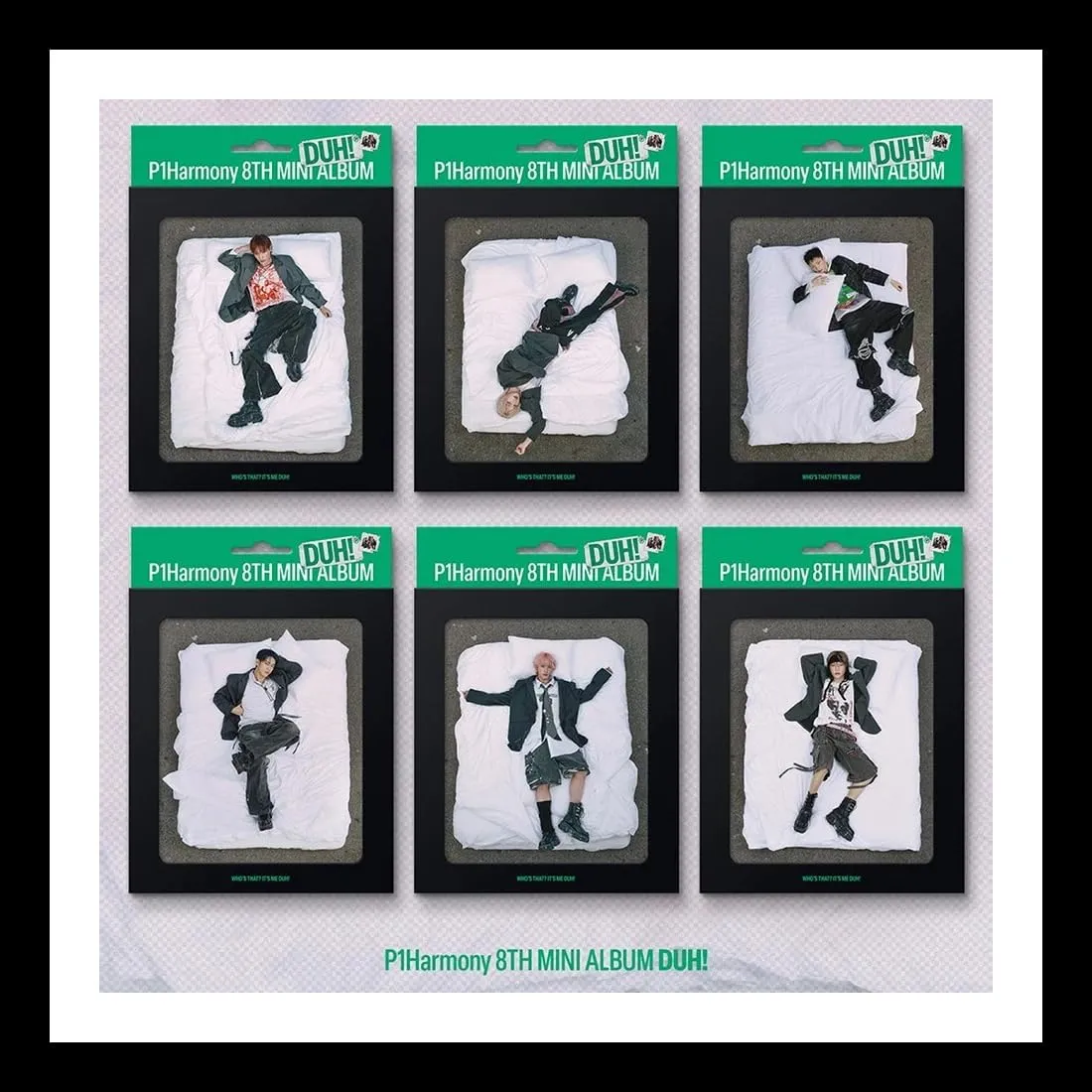 COMPACT H Ver P1HARMONY DUH! 8th Mini Album KEEHO Ver Card SEALED