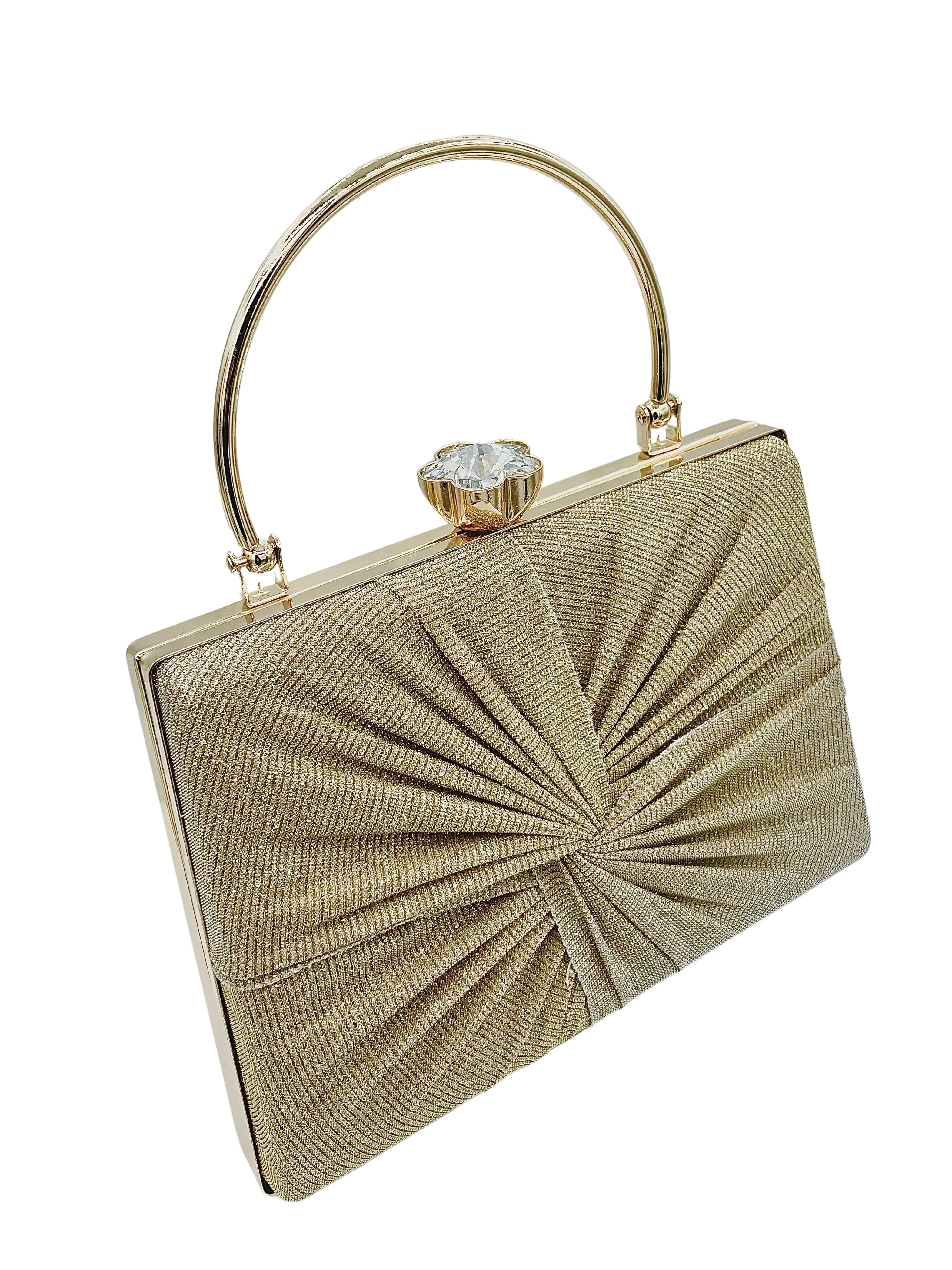 Crystale Lurex Metallic Shimmer Purse