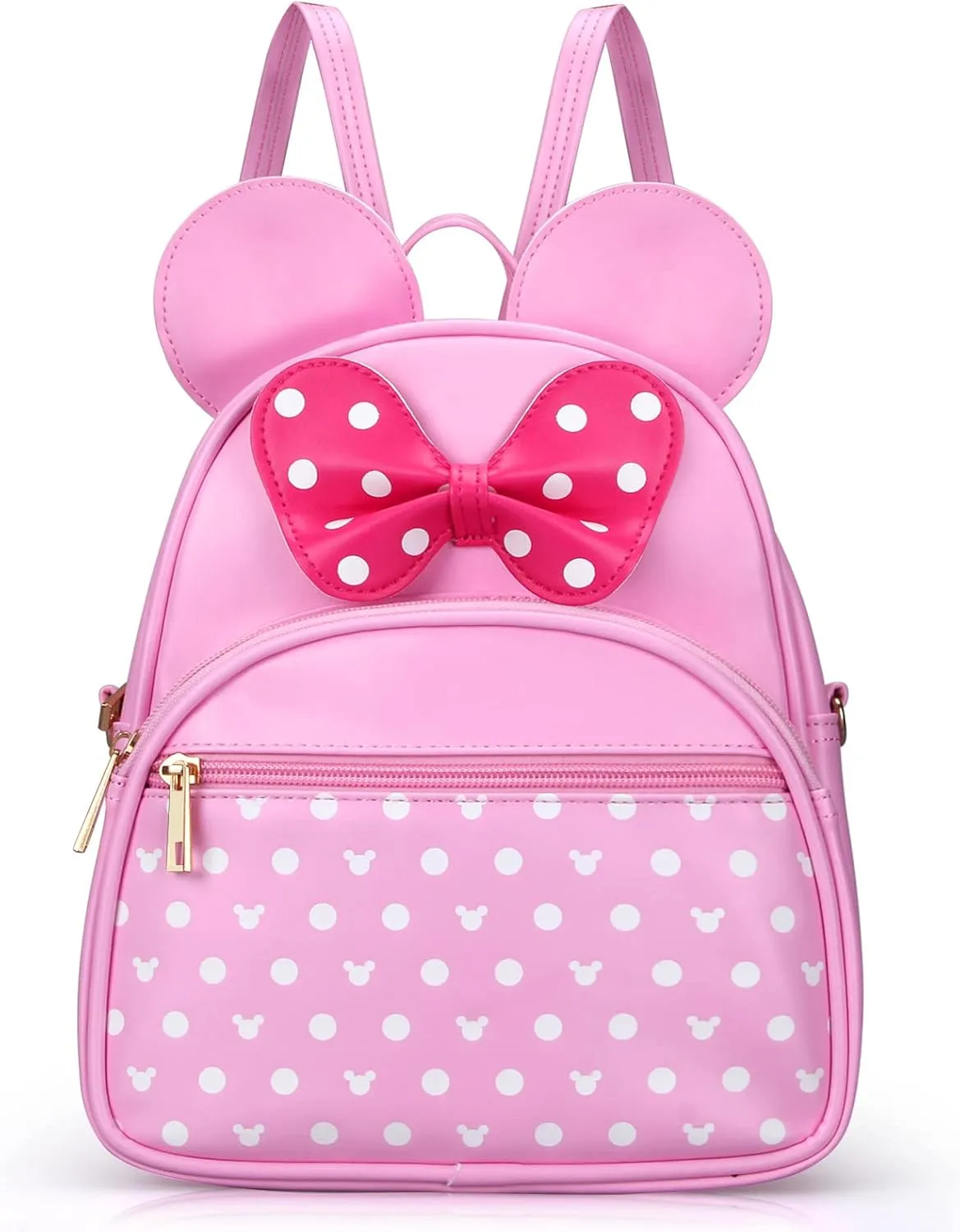 Cute Little Girls Backpacks Mini Mouse Backpack Kids Backpack Small Backpack Purses Pink Leather Toddler Backpack Best Travel Bag Crossbody Purse Baby Backpack Preschool Backpack