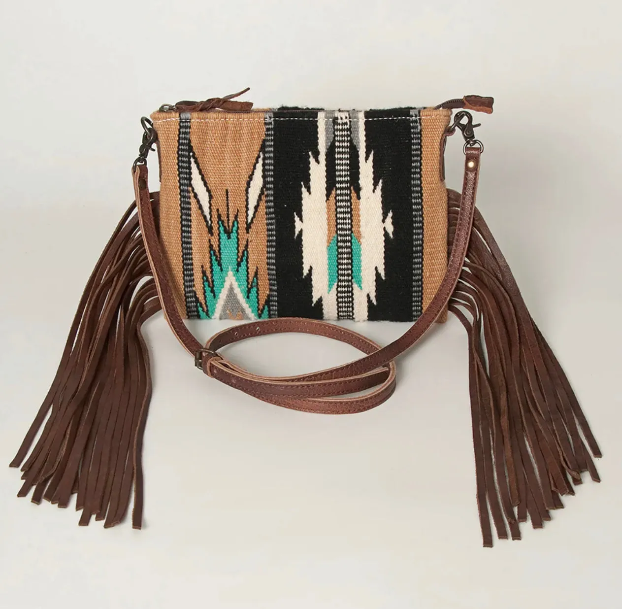 Dylan Aztec Purse with Fringe