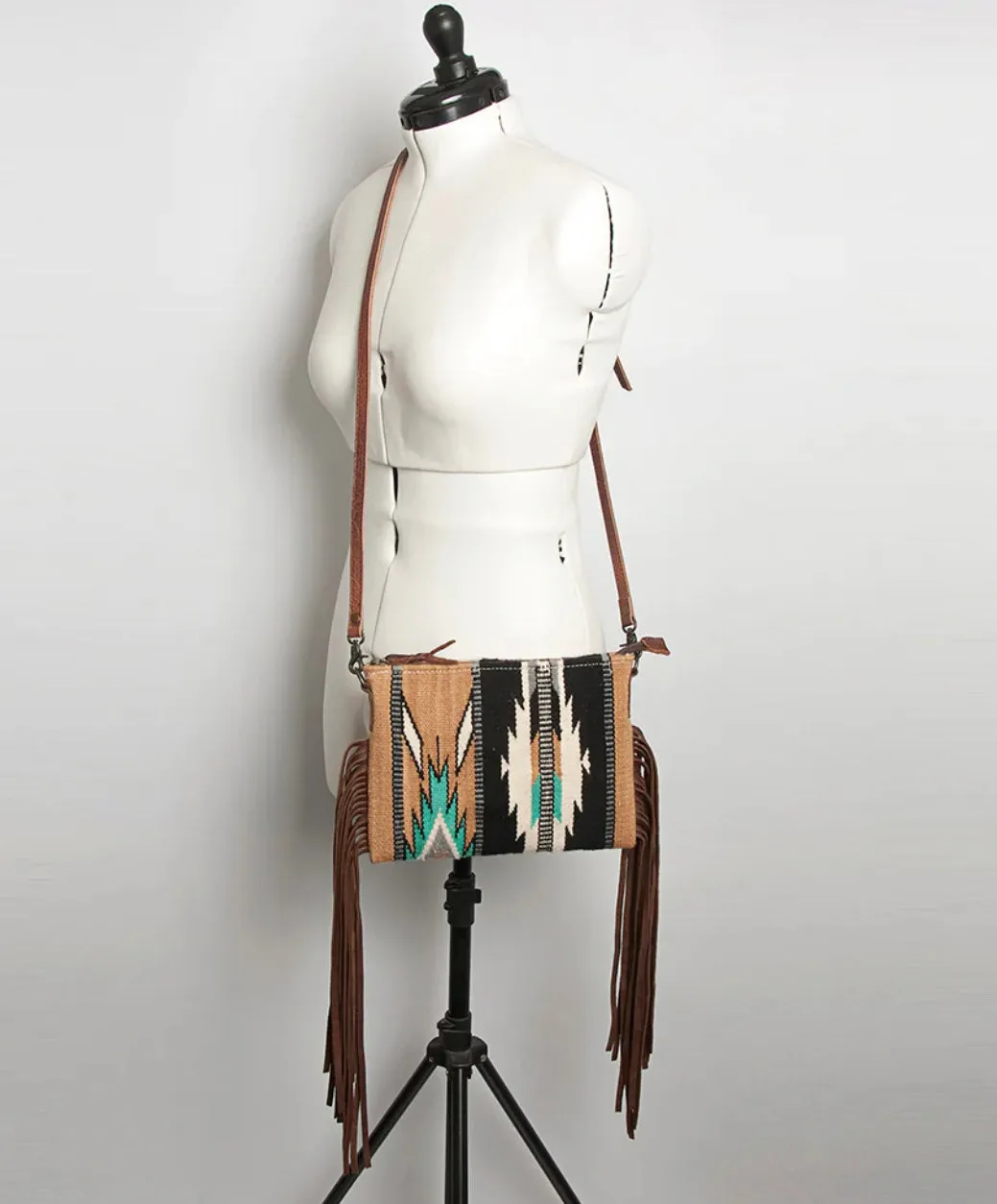 Dylan Aztec Purse with Fringe