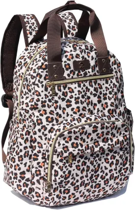 ESVAN Diaper Bag Backpack, Large Capacity Multifunction Baby Essentials Fashion Travel Pack Linen Canvas office Laptop Bag