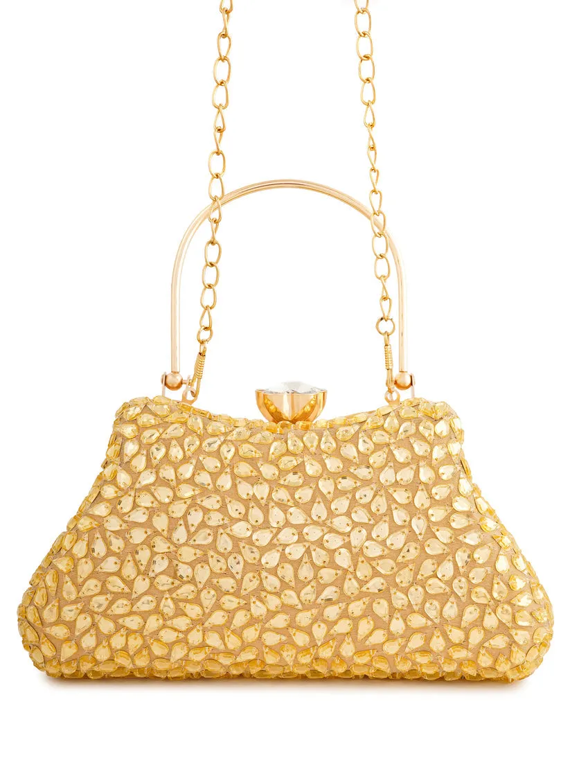 Gold Topaz Clutch