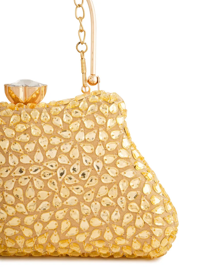 Gold Topaz Clutch