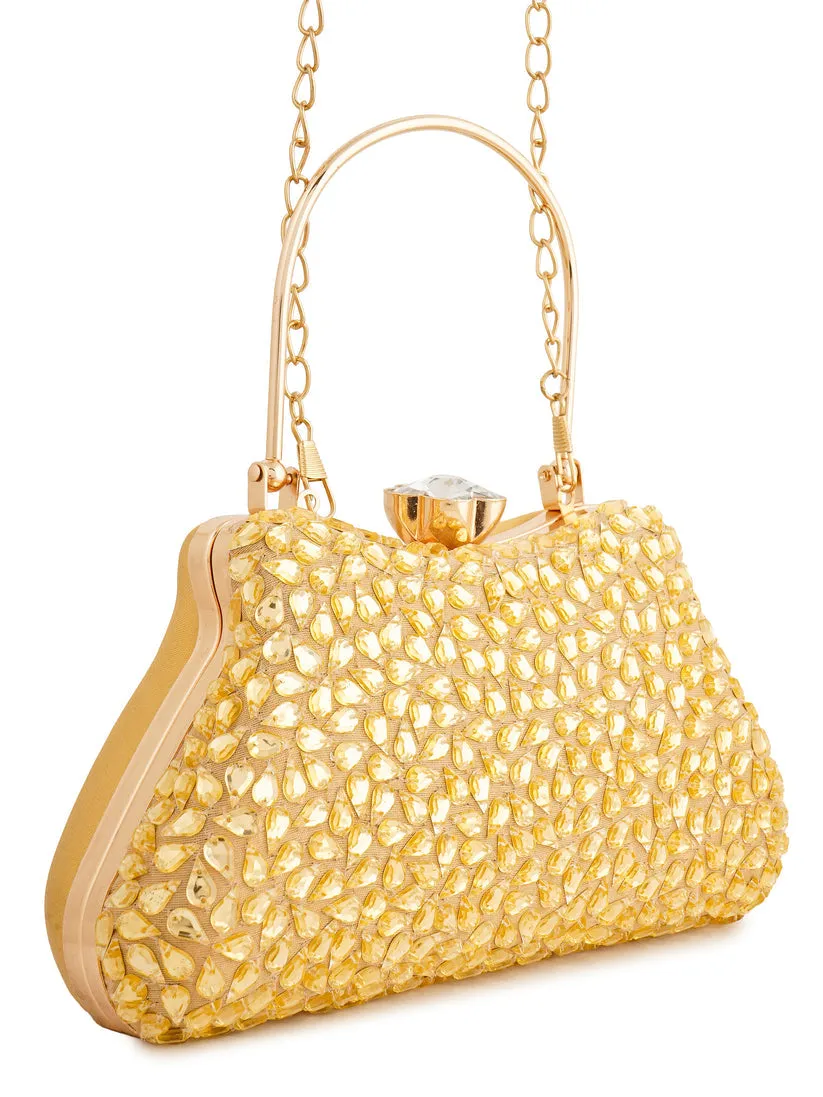 Gold Topaz Clutch