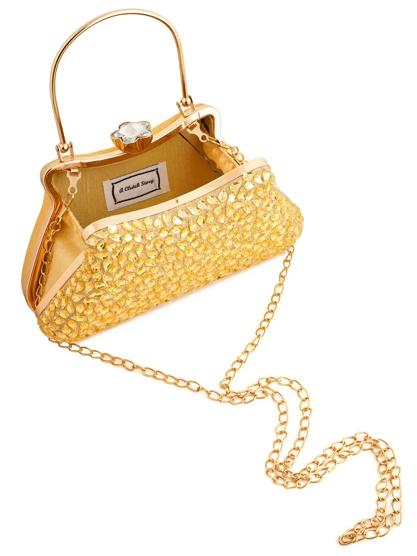 Gold Topaz Clutch