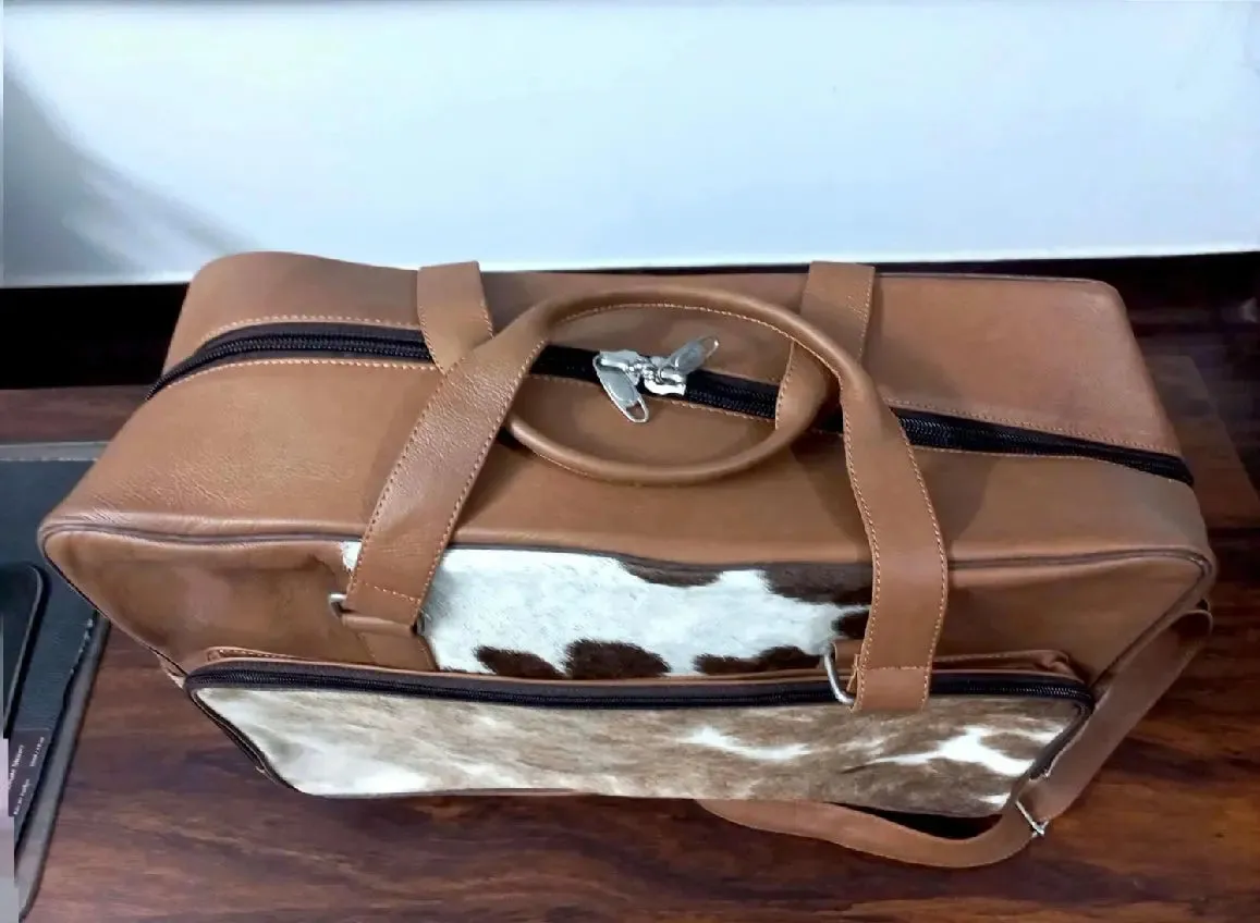 handmade duffel bag