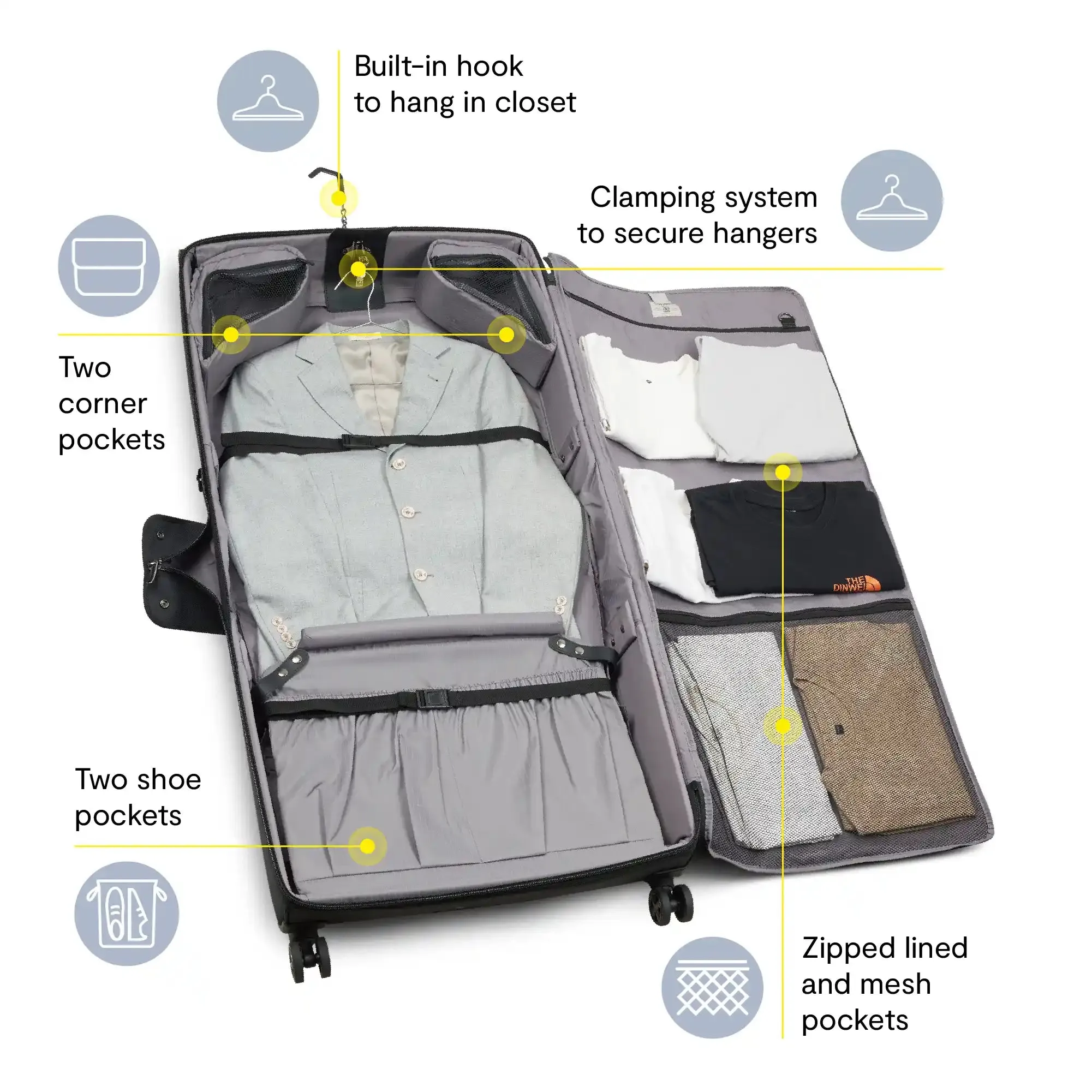 HELIUM DLX - Large Rolling Garment Bag
