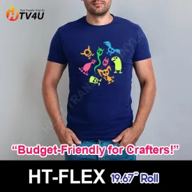 HT-Flex Heat Transfer Vinyl 19.67" Roll (Yard)