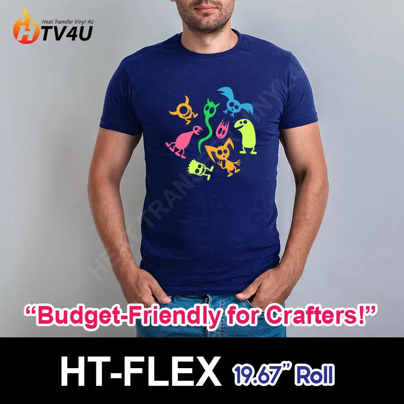 HT-Flex Heat Transfer Vinyl 19.67" Roll (Yard)