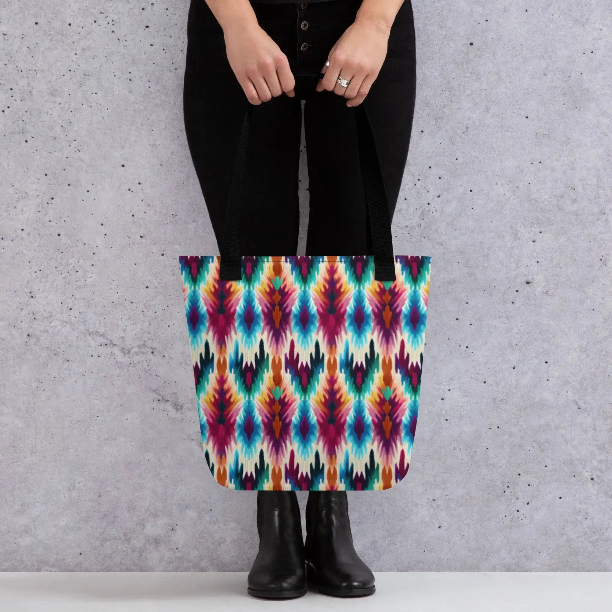 Indonesian Ikat Tote Bag