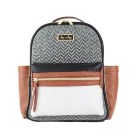 Itzy Ritzy Mini Diaper Bag Backpack – Coffee & Cream