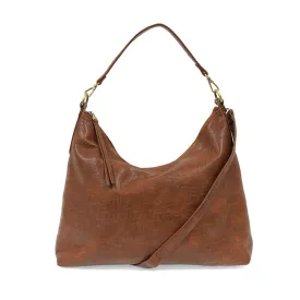JOY SUSAN SLOANE SLOUCHY HOBO BAG SADDLE