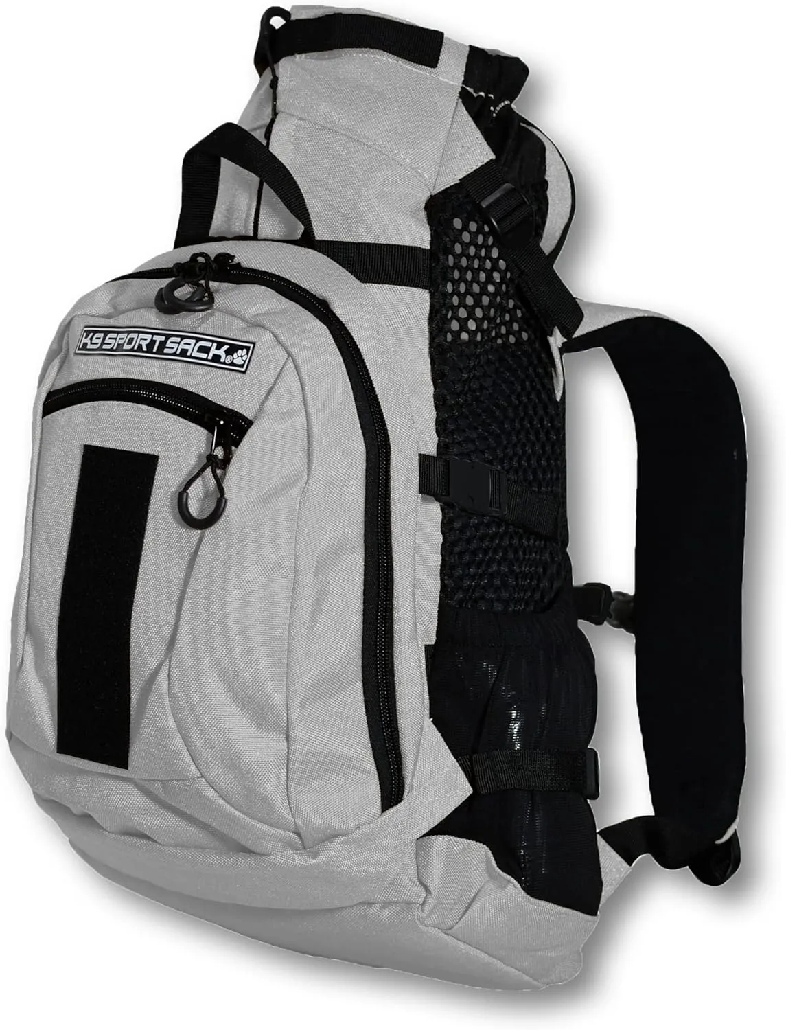 K9 Sport Sack | Dog Carrier Adjustable Backpack (Small, Plus 2 - Light Grey)