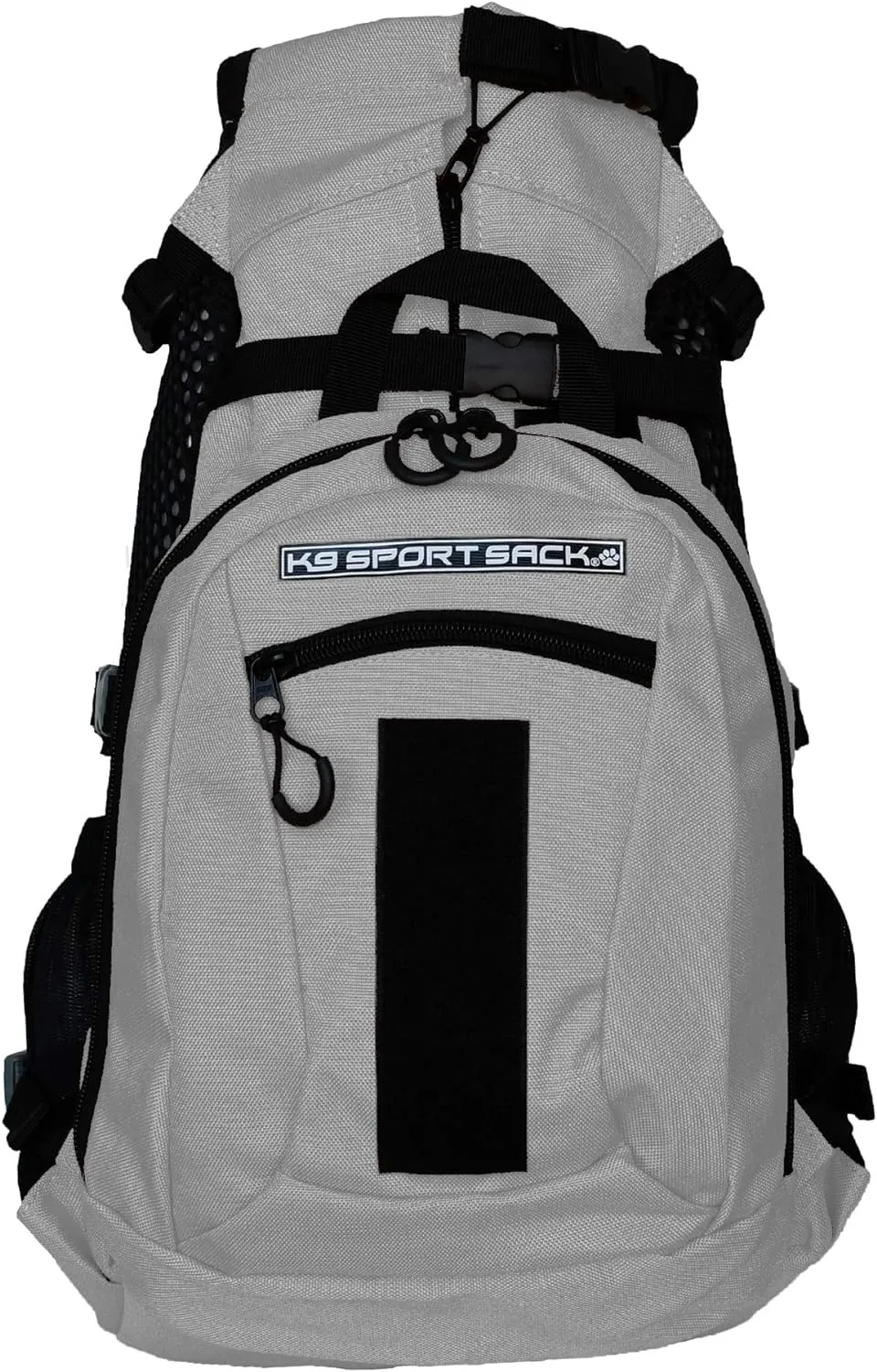 K9 Sport Sack | Dog Carrier Adjustable Backpack (Small, Plus 2 - Light Grey)