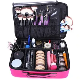 Large Capacity Makeup Travel Case Cosmetic Bag Makeup Travel Organizer Professinal Makeup Travel Bag
