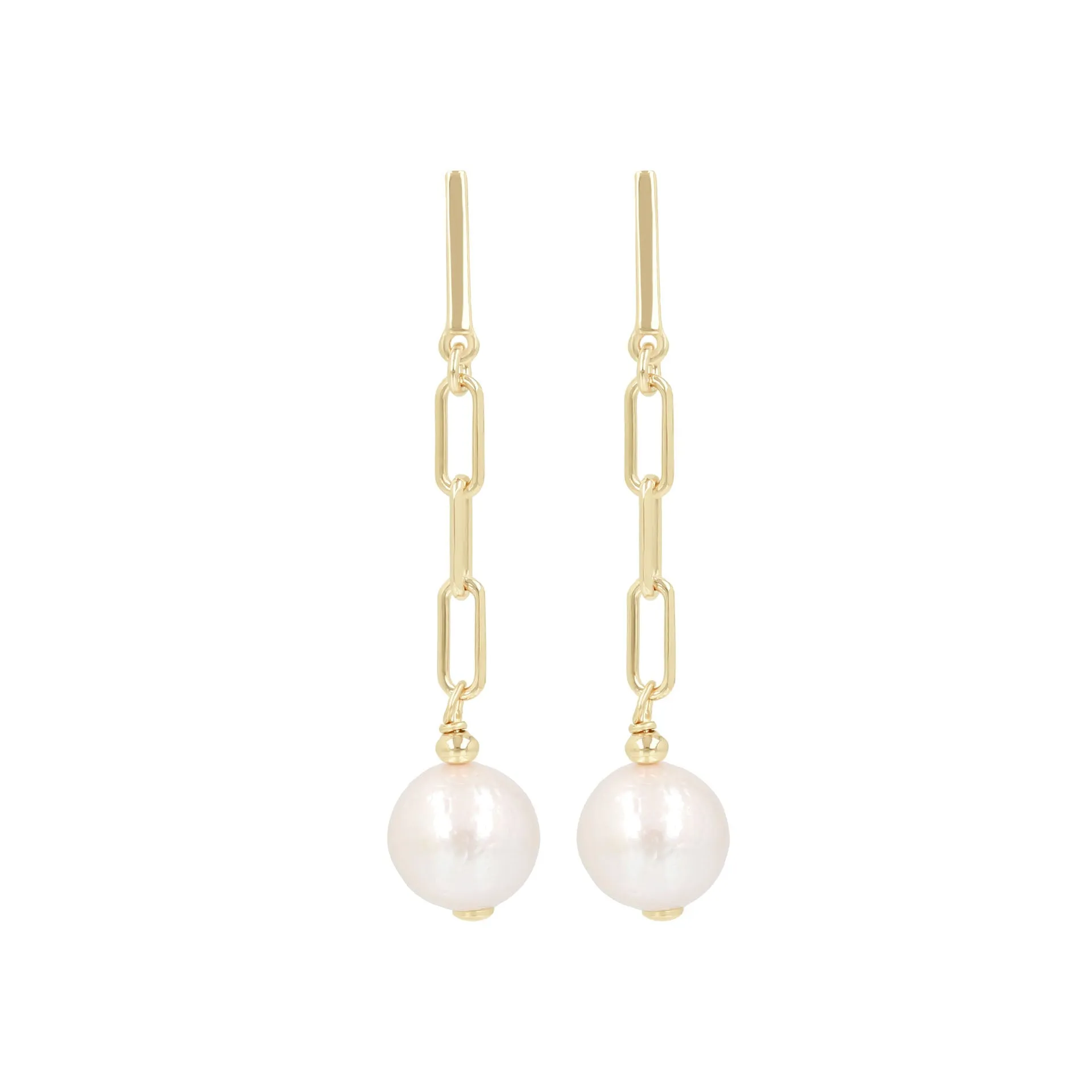 Louis Dell'Olio "Perla Moderna" Ming Cultured Pearl Dangle Earrings