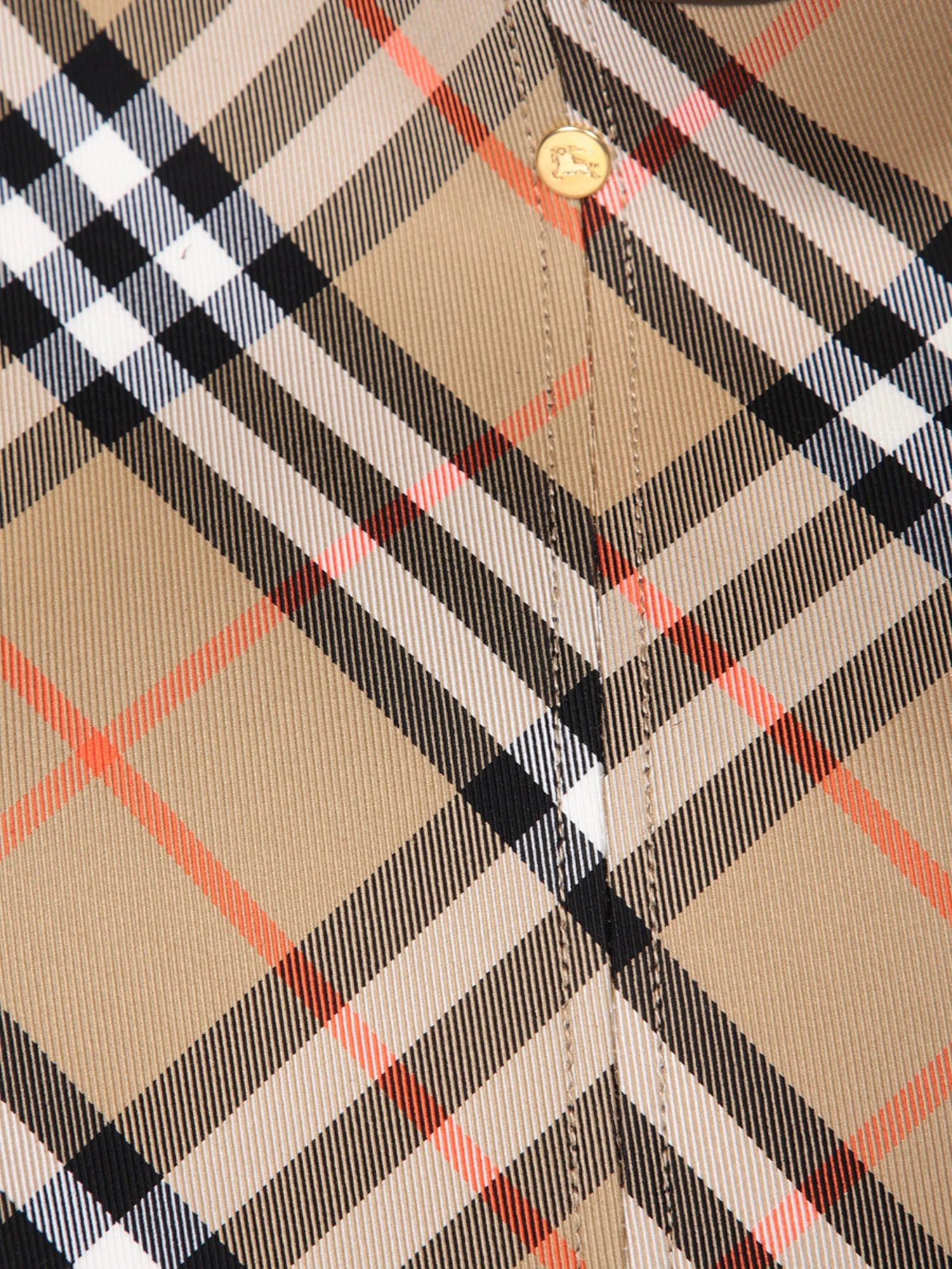 Medium Check Sand Tote Bag