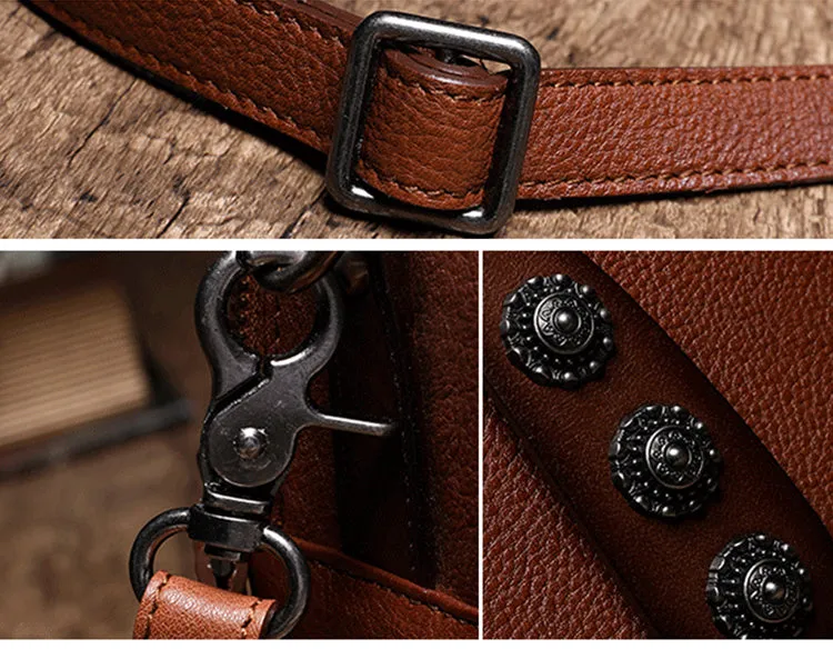 Mini Womens Genuine Leather Backpack Bag Small Crossbody Purse for Women