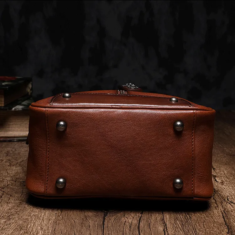 Mini Womens Genuine Leather Backpack Bag Small Crossbody Purse for Women