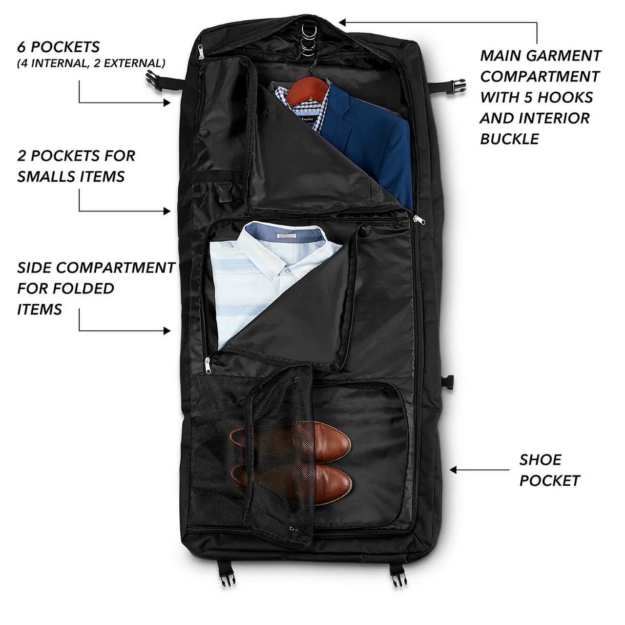 Oakland Athletics 18" Carry On Garment Bag