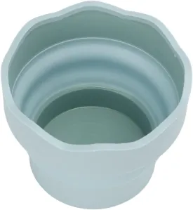 Paint Brush Basin, Collapsible Paint Brush Washer Portable Silicone Washing Bucket Painting Water Cup Pen Holder Cleaner for Indoor Outdoor Camping Picnics Travel Art Watercolor Acrylic Tools(Blue)