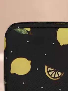 Portable Cute Cartoon Lemon Sanitary Pad Organizer For Travel Storage Bag S3901144