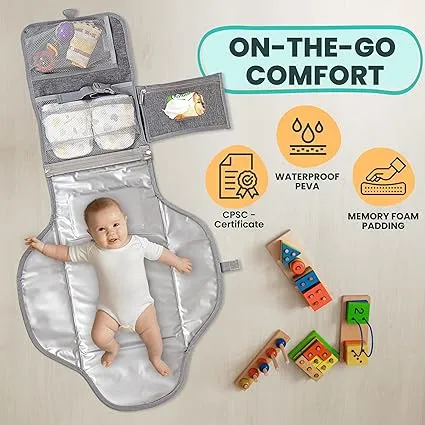 Portable Diaper Changing Pad: Convenient Changing Solution On-The-Go