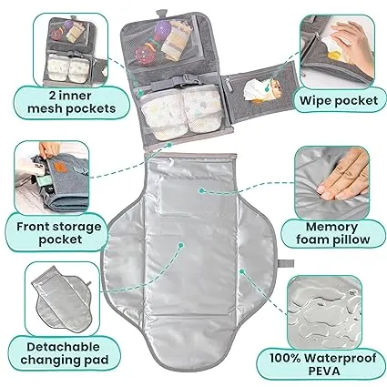 Portable Diaper Changing Pad: Convenient Changing Solution On-The-Go