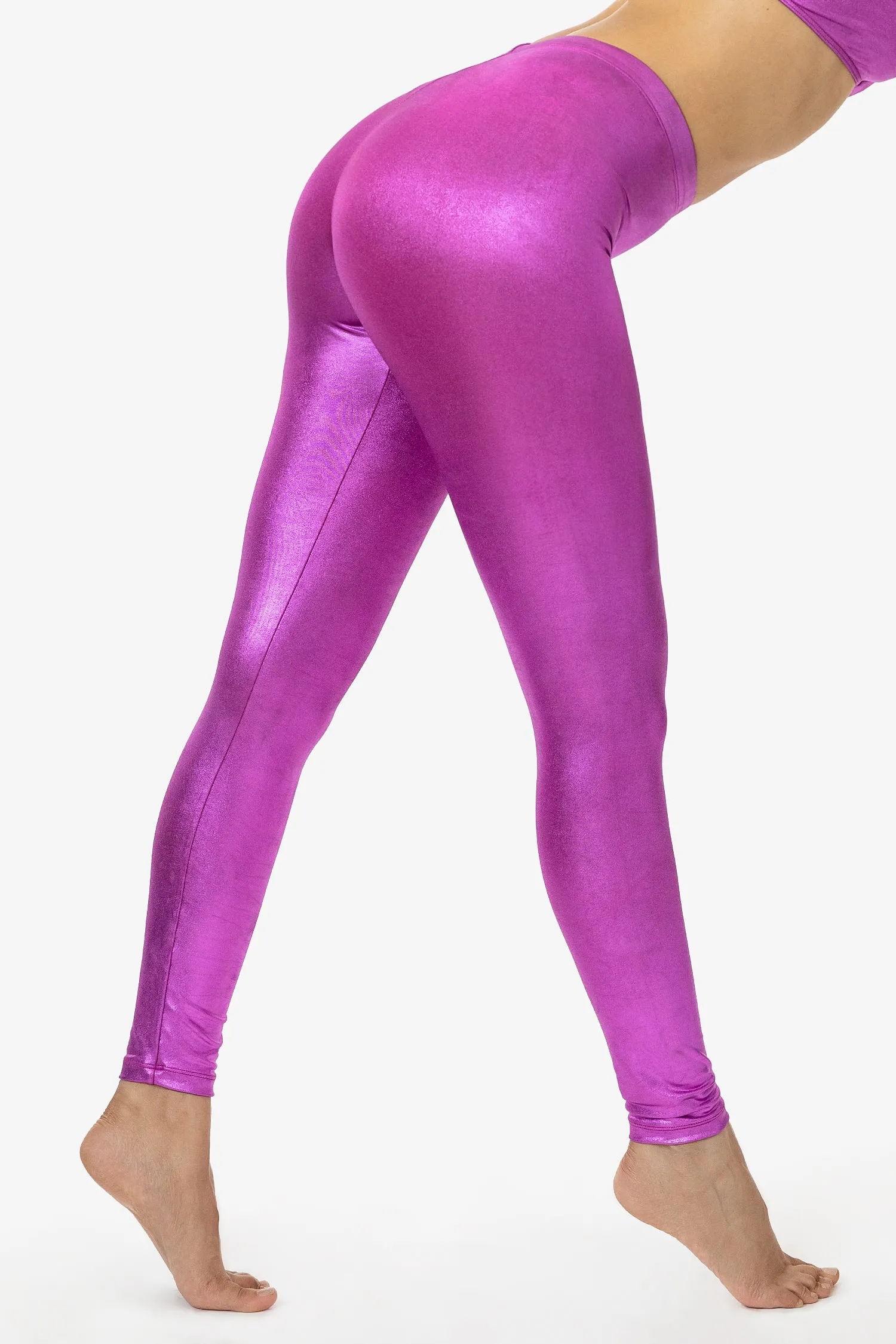 RLA280 - Lamé Mid-Rise Legging